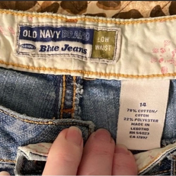 Vintage Low Rise Waist Old Navy Jeans Size 14 - Picture 3 of 8